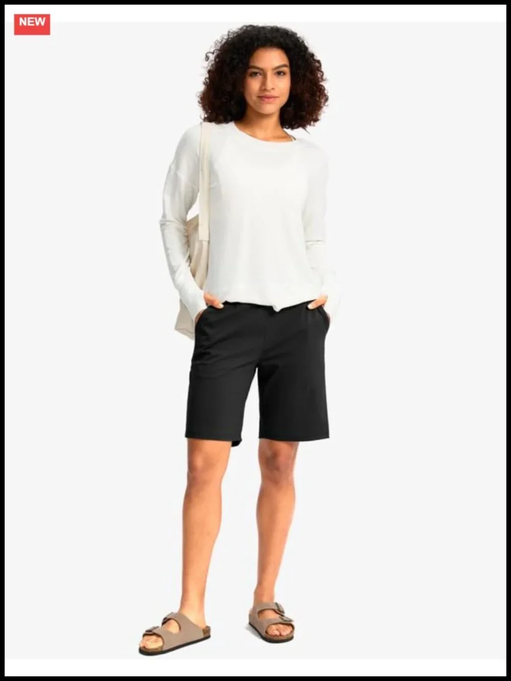 High Waisted Bermuda Shorts for Women 9